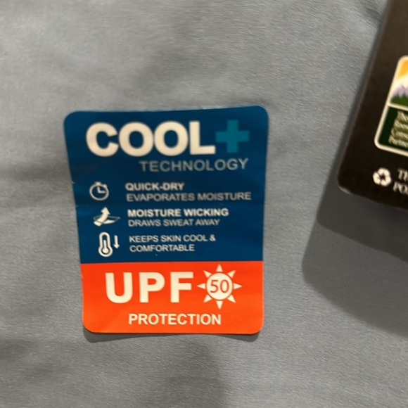 NWT The American Outdoorsman Large Blue Shorts run small - Picture 5 of 6